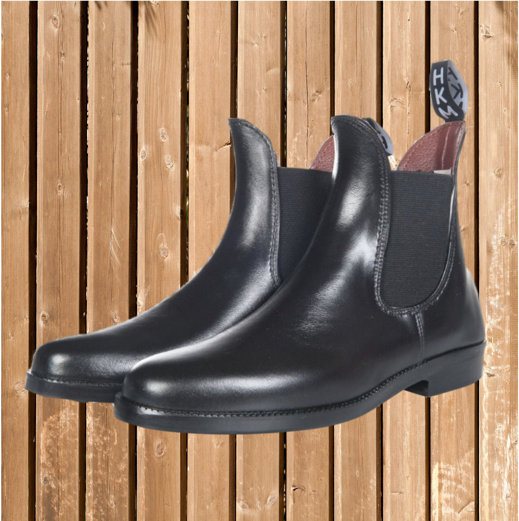 HKM Gummi Jodhpur Stiefelette, Synthetik Stiefelette